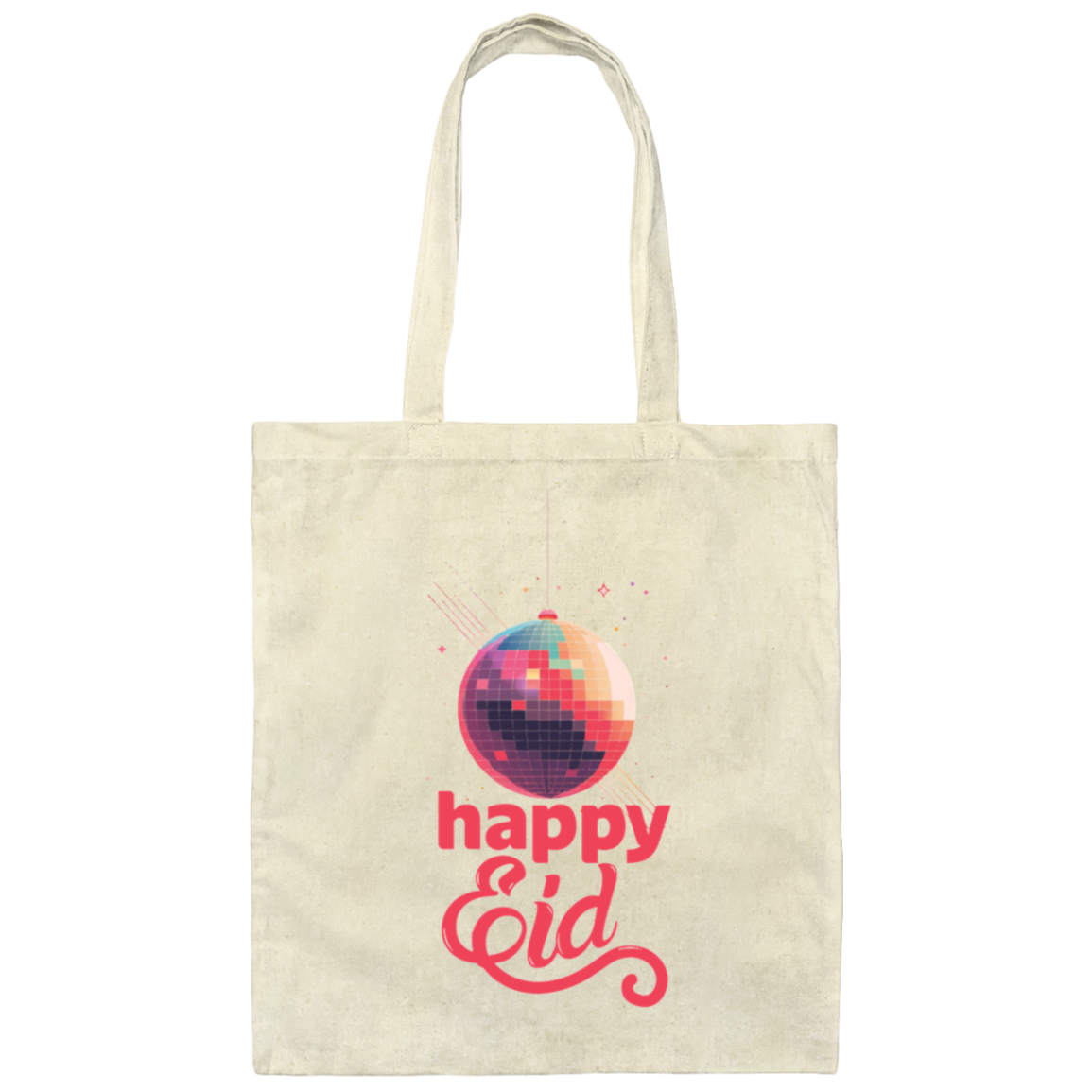 Disco Eid Canvas Tote Bag