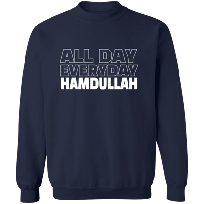 All Day Everyday Hamdullah Crewneck Pullover Sweatshirt