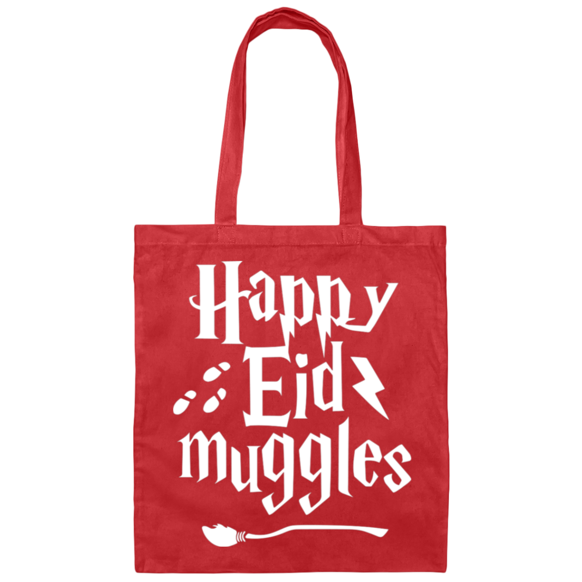 Happy Eid Muggles Canvas Tote Bag