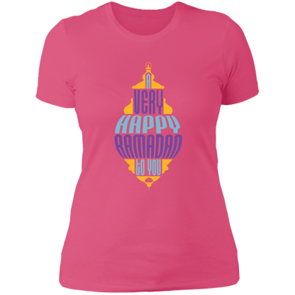 A Very Happy Ramadan To You Print Ladies T-Shirt