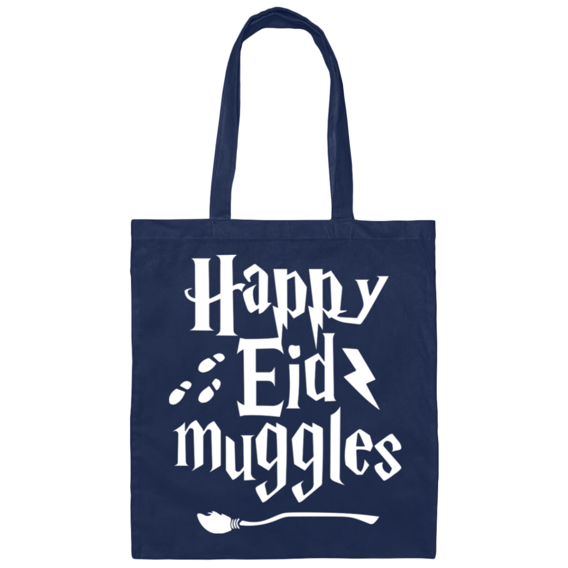 Happy Eid Muggles Canvas Tote Bag