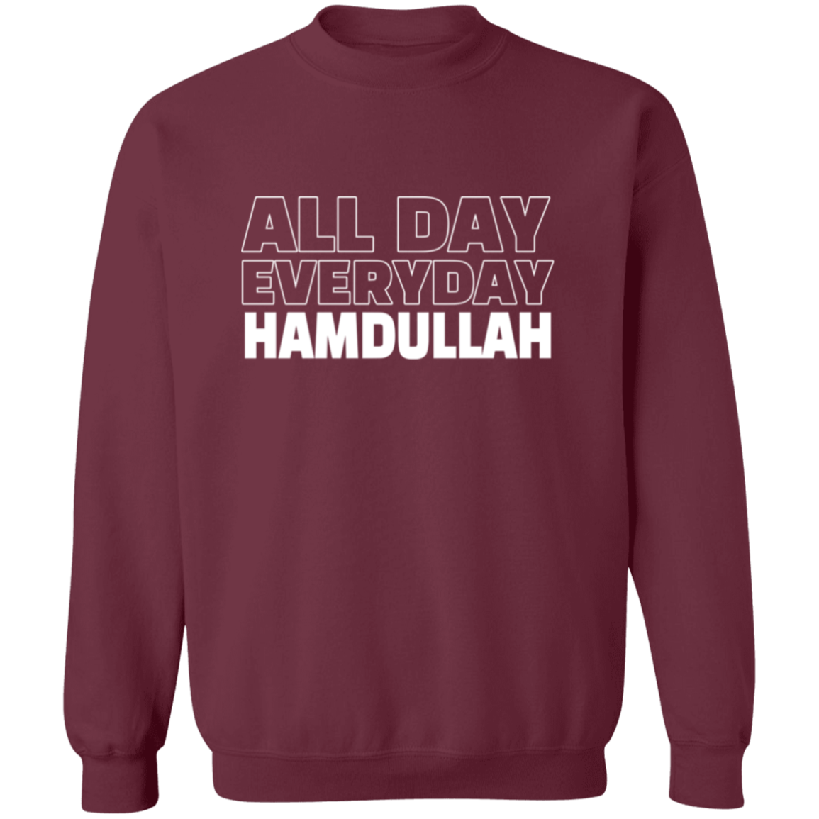 All Day Everyday Hamdullah Crewneck Pullover Sweatshirt