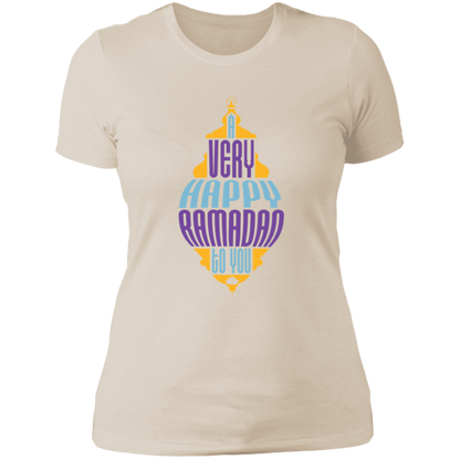 A Very Happy Ramadan To You Print Ladies T-Shirt