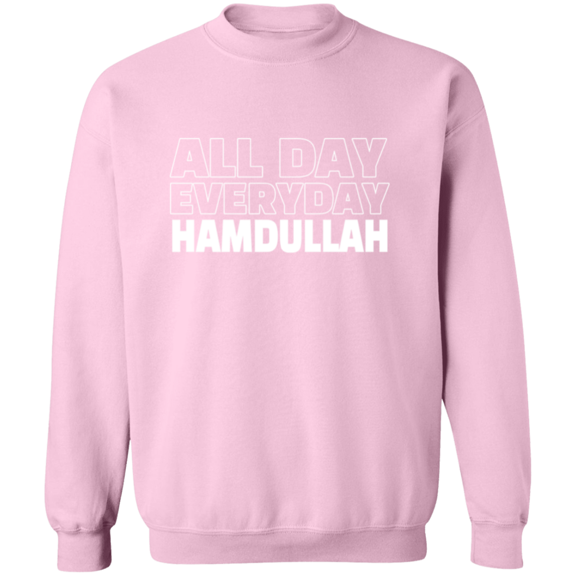 All Day Everyday Hamdullah Crewneck Pullover Sweatshirt