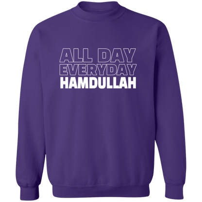 All Day Everyday Hamdullah Crewneck Pullover Sweatshirt