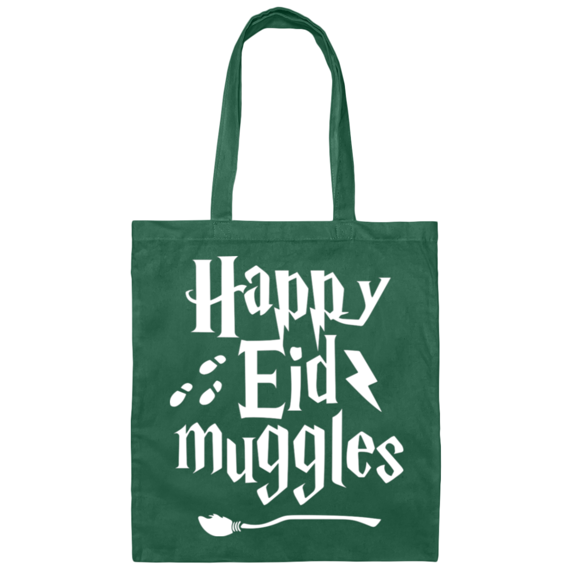 Happy Eid Muggles Canvas Tote Bag