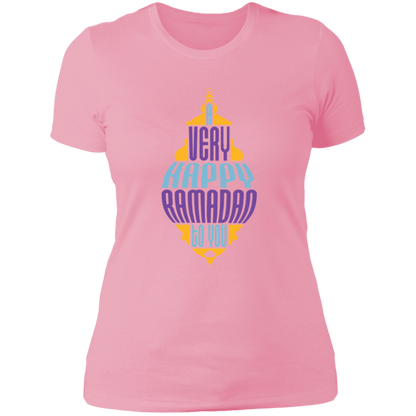 A Very Happy Ramadan To You Print Ladies T-Shirt