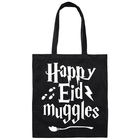 Happy Eid Muggles Canvas Tote Bag