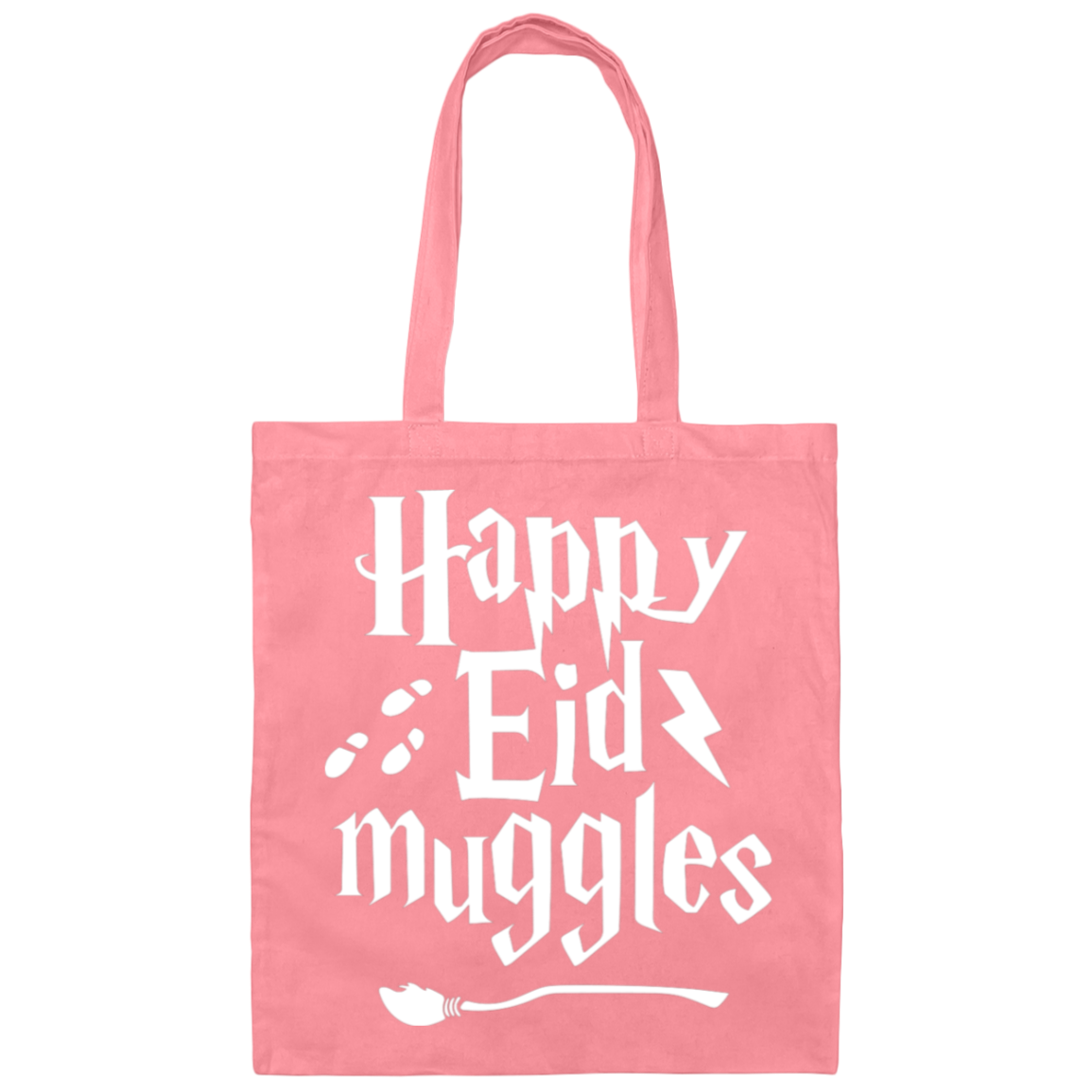 Happy Eid Muggles Canvas Tote Bag